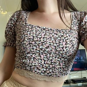 Floral Crop top from Urban Outfitters